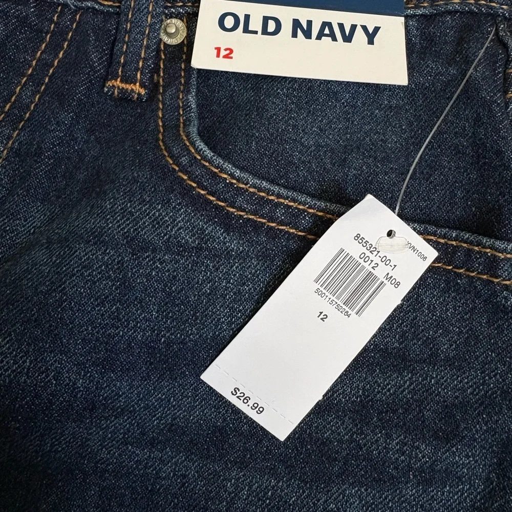 Old Navy Kids Dark Blue Denim Shorts
